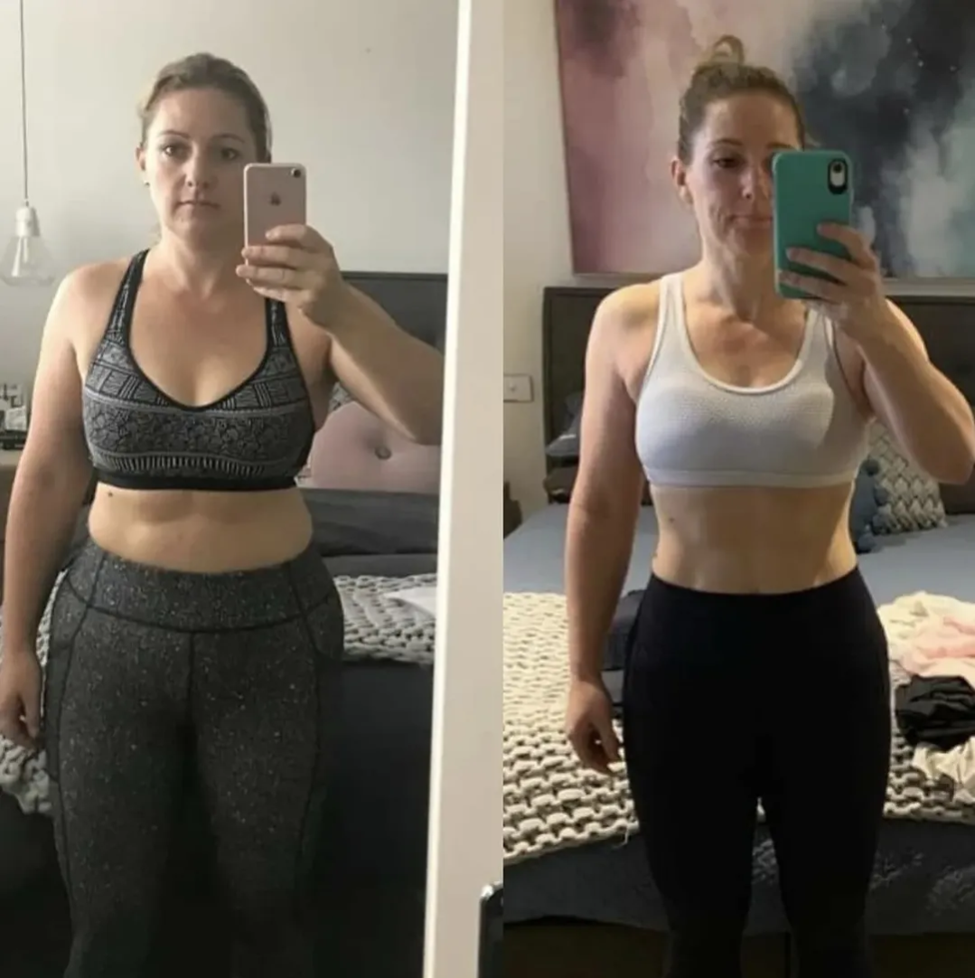 Kristy's transformation over 26 weeks of coaching with Shannon